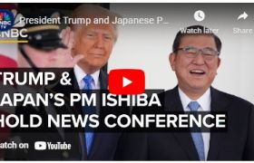 Trump and Japanese prime minister hold press conference