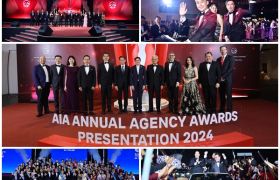 AIA มอบรางวัลเกียรติยศแก่สุดยอดตัวแทน 'ที่สุดแห่งปี' ประจำปี 2567 ในงาน AIA Annual Agency Awards Presentation 2024