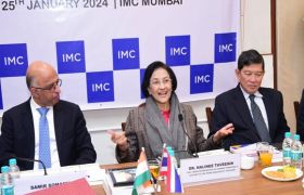 นลินี ลุยต่อ บุกมุมไบ ทาบทามสองบริษัทยักษ์ใหญ่ TATA และ Mahindra ใช้ไทยเป็นฐานเจาะตลาดอาเซียน หารือหอการค้าเชิญชวนลงทุนอุตสาหกรรมโรงแรมและอุตสาหกรรมยา